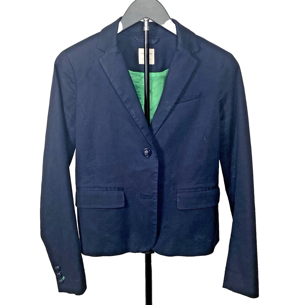 GAP The ACADEMY BLAZER Women's Navy Blue Schoolboy Blazer Jacket Sz 0
